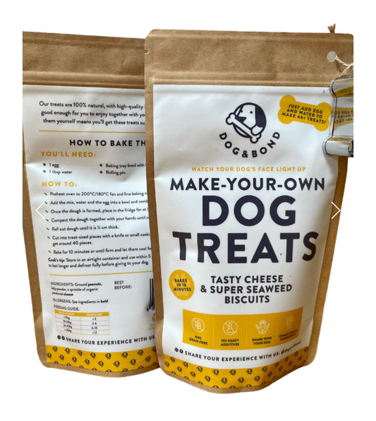 Make-Your-Own Dog Treats: Tasty Cheese & Super Seaweed Biscuits with Cookie Cutter!