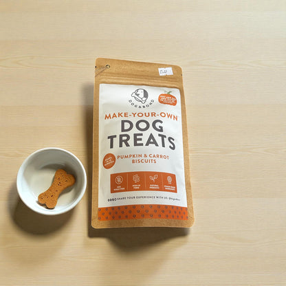 Make-Your-Own Dog Treats: Pumpkin & Carrot Flavour with Cookie Cutter!