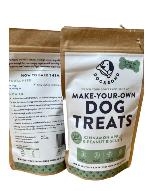 Make-Your-Own Dog Treats: Cinnamon Apple & Peanut Flavour with Cookie Cutter!