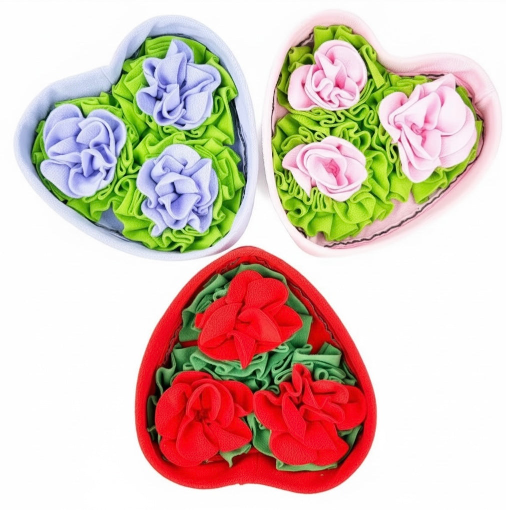 Hearts and Flowers Snuffle Mat