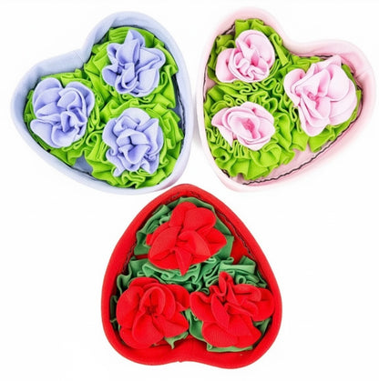Hearts and Flowers Snuffle Mat