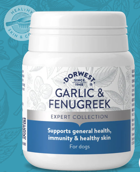 Skin and Coat - Garlic & Fenugreek Tablets For Dogs - 100 Tablets