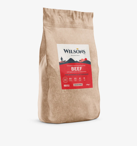Wilsons Beef Cold Pressed - Working Dog Food