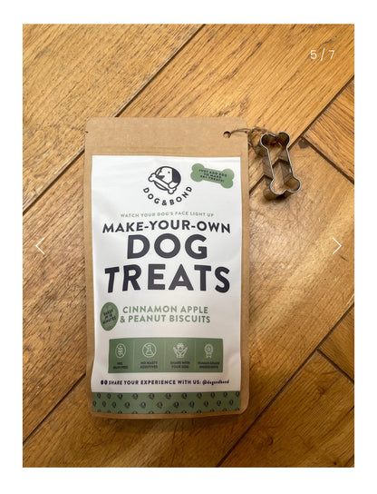 Make-Your-Own Dog Treats: Cinnamon Apple & Peanut Flavour with Cookie Cutter!