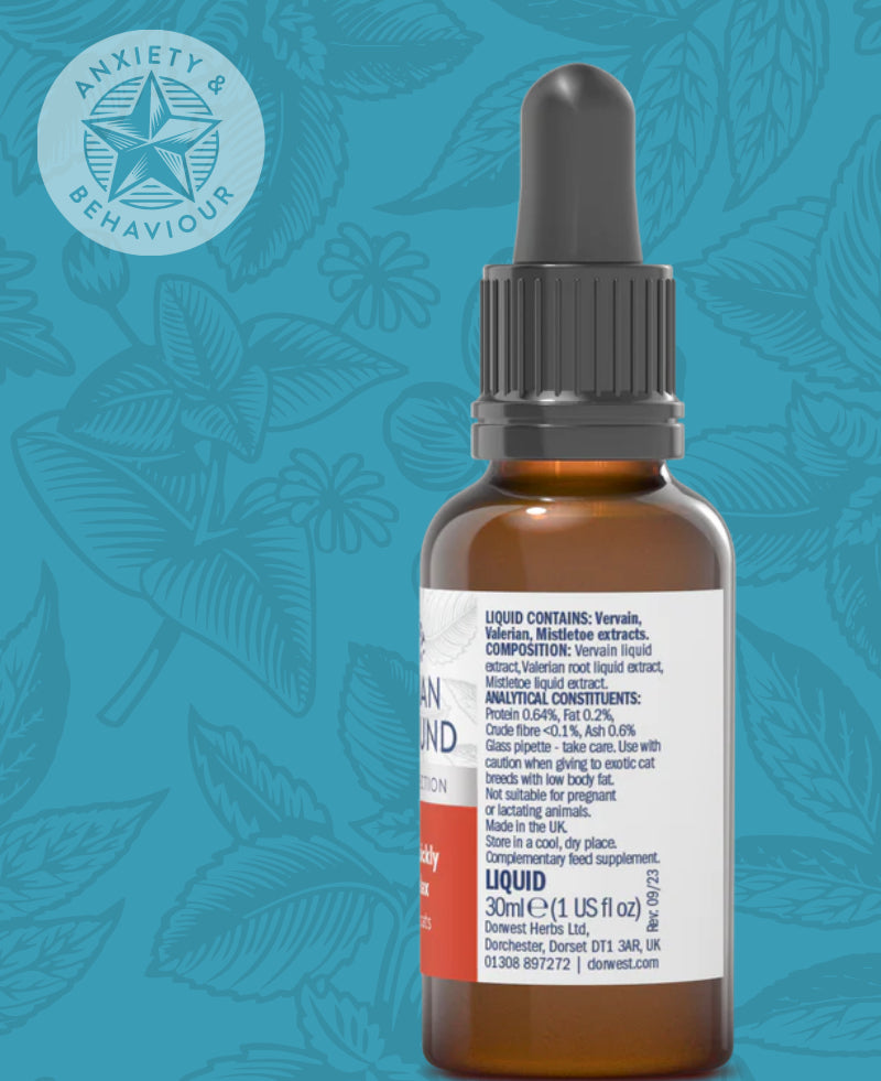 Anxiety Relief - Valerian Compound For Dogs And Cats - 30ml Liquid
