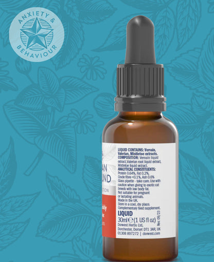 Anxiety Relief - Valerian Compound For Dogs And Cats - 30ml Liquid