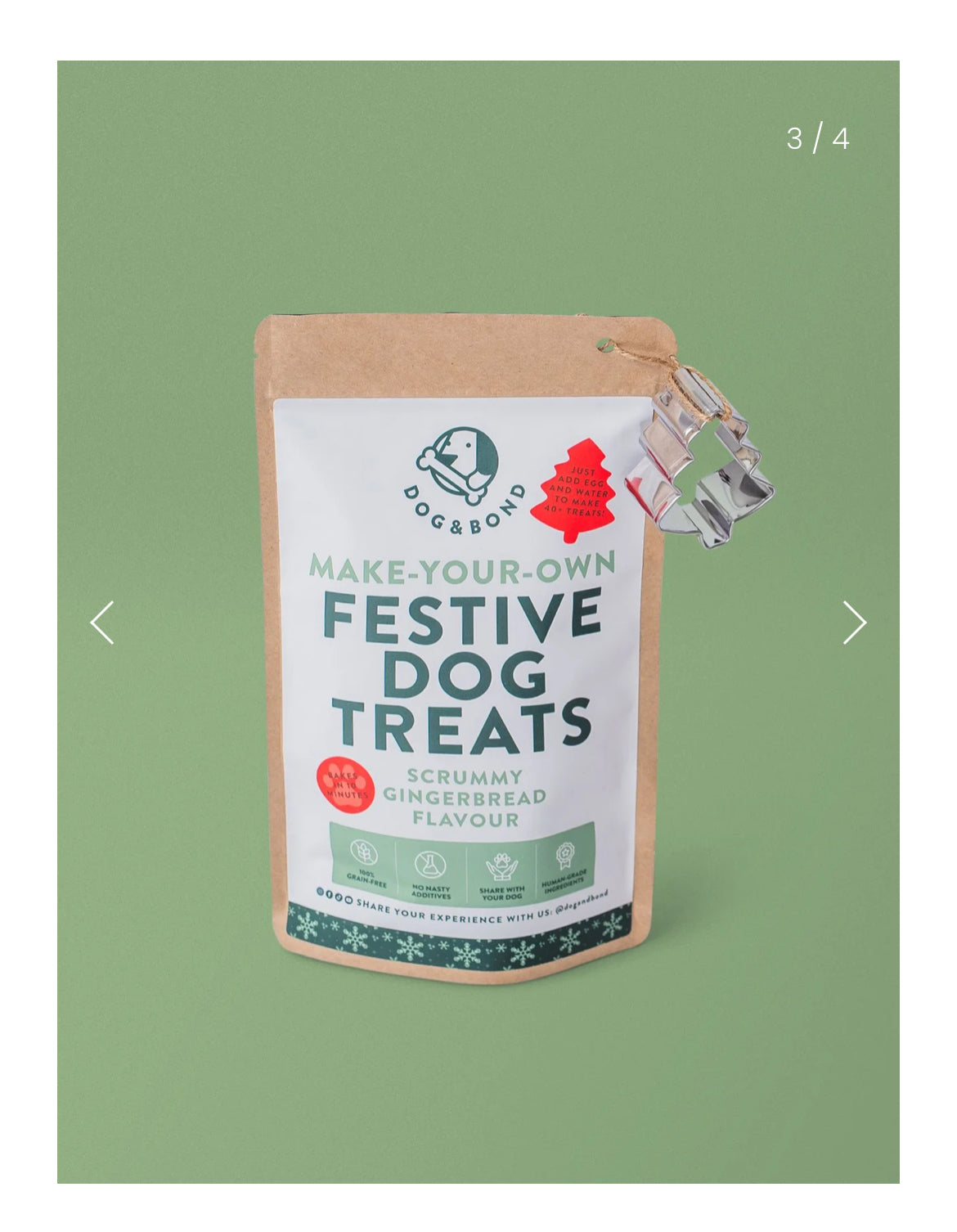 Bake-Your-Own Christmas Dog Treats: Scrummy Gingerbread Flavour 🎄