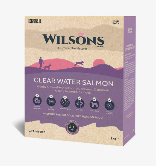 Wilsons Clear Water Salmon 2kg Cold Pressed Dog Food